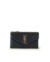 YSL CARDCASE 612808-BOW01-1000